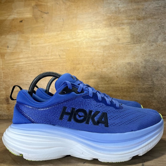 Hoka One One Shoes - Hoka One One Bondi 8 REFLECTIVE Womens Size 8 (B) Running Shoes Sneakers Blue